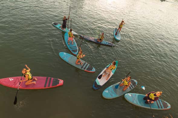 Alquiler de equipo de paddle surf en Sevilla