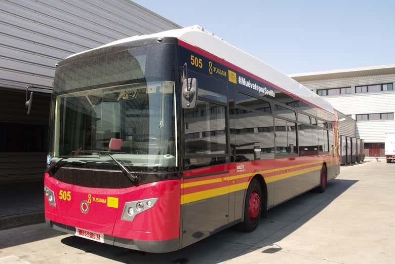 Autobús preparado para el traslado