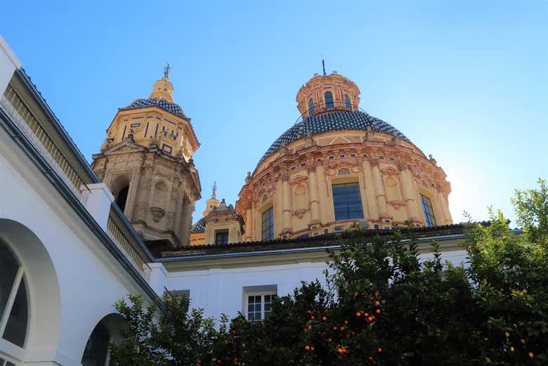 Vista de la cúpula de la Iglesia de San Luís de los Franceses